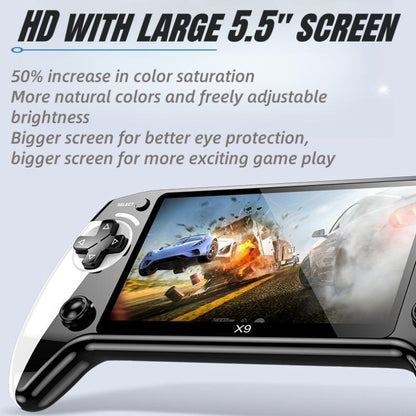 Portable Retro Game Console 5.5 Inch Large Screen, Ultra HD Graphics