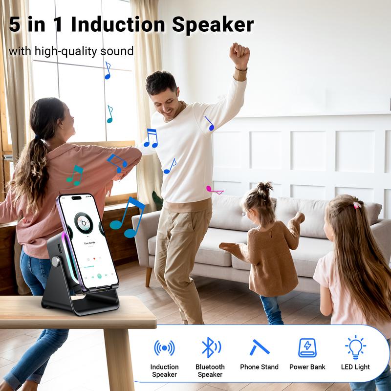 CoreGifts Wireless Induction Audio Speaker Stand