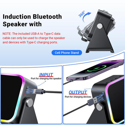 CoreGifts Wireless Induction Audio Speaker Stand